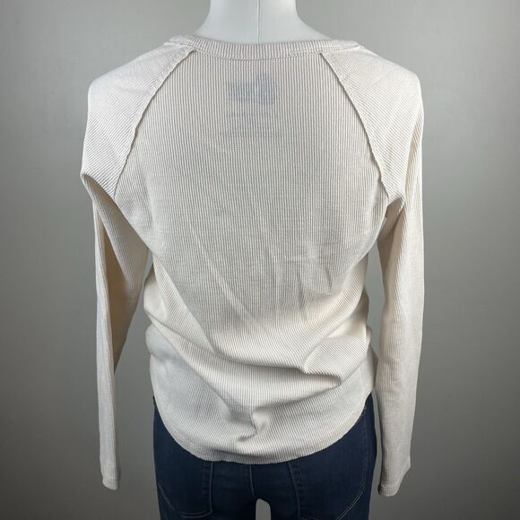 David Bowie Rebel Rebel Lucky Brand Henley Cozy Longsleeve Graphic Retro Tee - Picture 4 of 8